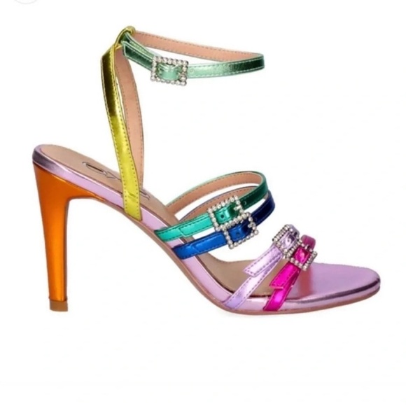 EXE REBECA 313 Multicolored High Heel Sandal - Picture 1 of 12